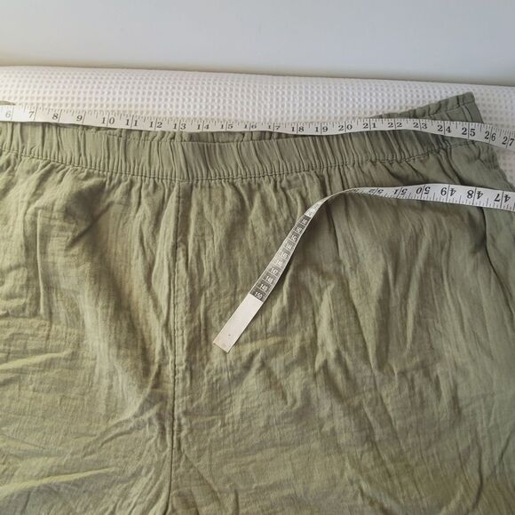 Old Navy Womens Pull On Olive Green Cotton Short Plus Size 4X - Picture 4 of 12